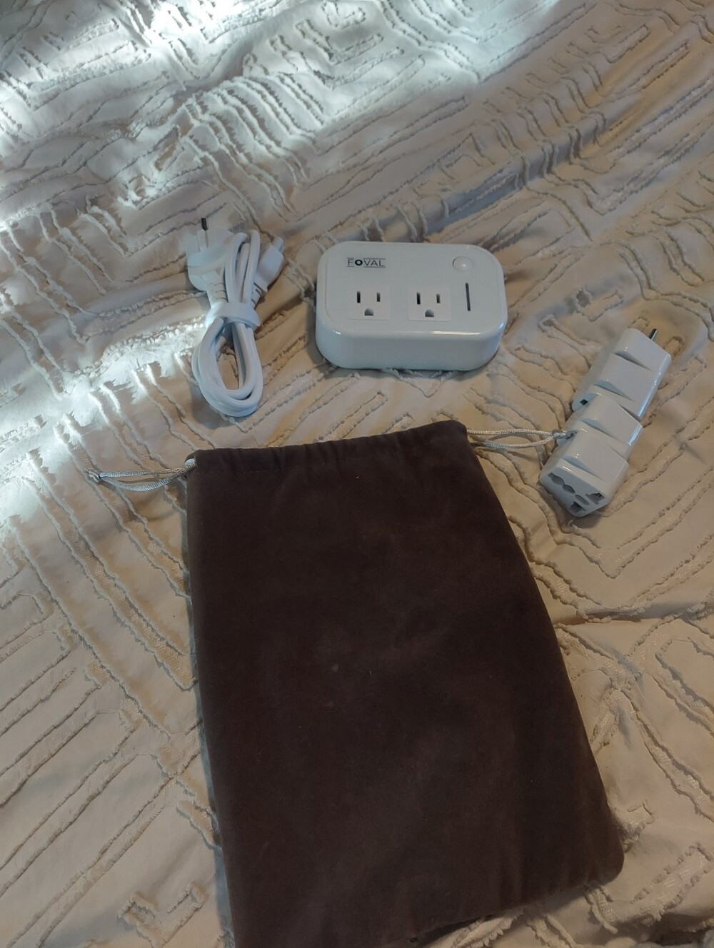 FOVAL 200W Travel Voltage Converter & Power Adapter Kit SGR-LXC200W-2 Set